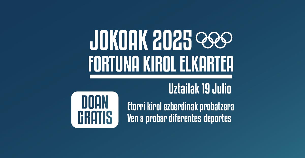 JOKOAK 2025: Ven a probar diferentes deportes